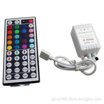 24/44 Keys IR RGB LED Controller with 6A Current, Ideal for RGB LED Strip